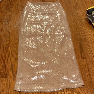 Abercrombie sequin maxi skirt  size XS
